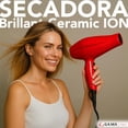 thumbnail image 3 of Secadora de cabello Brillant Ceramic ION GAMA ITALY Tecnología Ceramic Ion efecto antifrizz y Nano Silver antibacterial, 3 Temperaturas, 2 Velocidades, Botón de Aire Frío, Boquilla Concentradora, 3 of 5