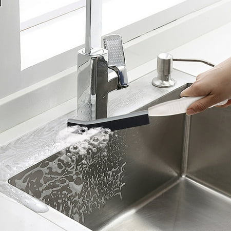 

Nywaba Two In One- Brush Cleaning Brush For Household Use With No Dead Corners-bathroom Window Slot Brush- Kitchen Sink Long Handle Hard Bristled Brush