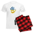 thumbnail image 6 of CafePress - Ukraine Pajamas - Men's Light Loose Fit Cotton Pajama Set, 6 of 7