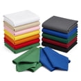 thumbnail image 3 of Sm:)e Wrinkle Resistant Fabric Dining Tablecloth 52 x 70 Inch, Solid Black Table Cover for Kitchen Outside Party 4ft Table, 3 of 11