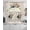 Beige, variant on Spring Pig Swag Kitchen Curtains Sets for Windows 24 Inch Length, Butterfly Botanical Floral Summer Short Window Curtain Panels Swags Valances and Tiers 3 Piece Set for Cafe/Dining Room