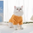 thumbnail image 4 of Warm Fleece Dog Pajamas Solid Overalls for Dogs Four Legged Jumpsuit Clothes for Small Medium Dogs Puppy Onesie Sleepingwear Yellow M, 4 of 5