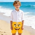 thumbnail image 5 of LIIPEE Girls Shorts Casual Elastic Waist Pockets Cartoon Graphic Printed Shorts Summer Comfortable Breathable Soft Daily Cute Shorts Lightweight Beach Shorts,Orange,5-6 Years, 5 of 7