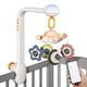 thumbnail image 1 of Campana colgante Móvil para cuna de bebé con proyección de luz nocturna, música relajante, ruido blanco, sonajero colgante, juguetes giratorios de 360°, conexión inalámbrica BT, juguete para chupete Abanopi Campana colgante, 1 of 7