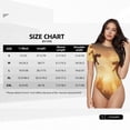 thumbnail image 5 of Xecao Castle Cool Fire Dragon Pattern Women's Crew Neck Body Suit, Short-Sleeved Bodysuit and Basic Swimsuit,Both Comfort and Style for Dating and Daily life -Medium, 5 of 7