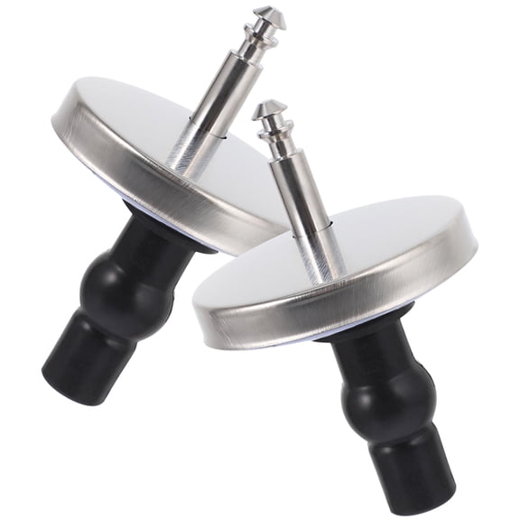 HOMEMAXS 2pcs Stainless Steel Toilet Seat Bolts Screws Tops Universal Toilet Seat Screw