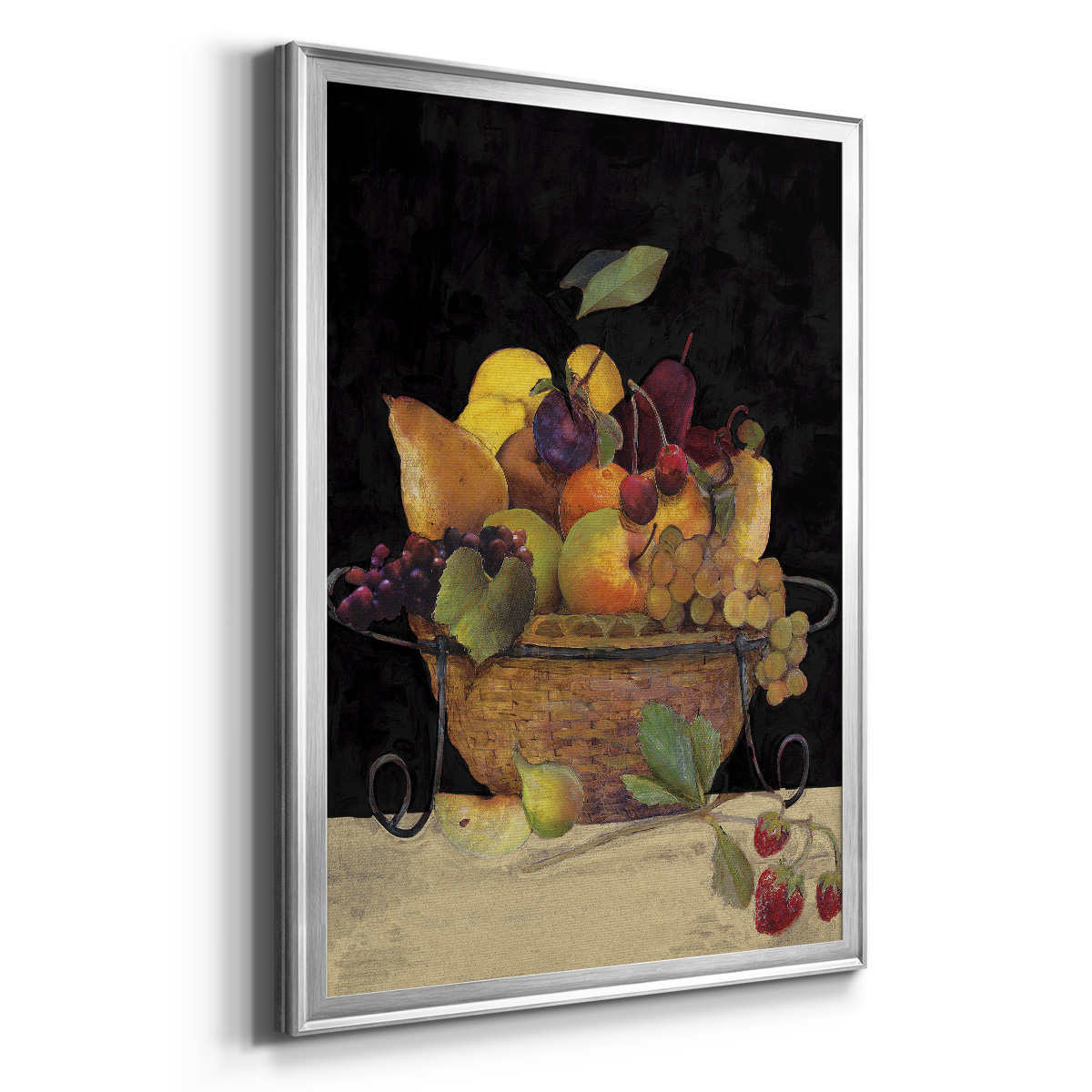 Fruit Basket II Revisit Premium Framed Print - Ready to Hang