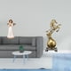thumbnail image 2 of Figura de resina de caballo querubín, escultura decorativa, arte moderno, coleccionable, centro de mesa para sala de estar, escritorio, estante, regal, 2 of 8