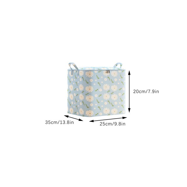 Yhmxh Bolsa de almacenamiento para ropa de gran tamaño, edredones, armario, clasificación, bolsa de almacenamiento portátil, bolsa de almacenamiento con cremallera para tazas