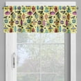 thumbnail image 4 of Ambesonne Vintage Christmas Valance & Curtain, Boho Ethnic Folk, 55"x30", Pale Yellow Multicolor, 4 of 7
