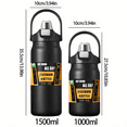 thumbnail image 6 of BT Stainless Steel Thermo Bottle 2.5L Large Capacity Thermo Water Portable 2500ml Vacuum Mug Thermos Insulated Cup 2L Tumbler 84oz, 6 of 7