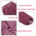 thumbnail image 3 of Womens Winter Velvet Pants Active Pants Casual Plush Yoga Jogger Pant Warm Sweatpants Velour Track Pants Comfy Velour Pants Plus Size with Pockets, 3 of 8