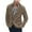 Brown, variant on Autumn And Winter Men's Knitted Cardigan Fashion Casual Long Sleeve Lapel Pocket Flower