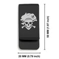 thumbnail image 2 of Stainless Steel Pirate Warrior Champion Classic Slim Money Clip Credit Card Holder, 2 of 2