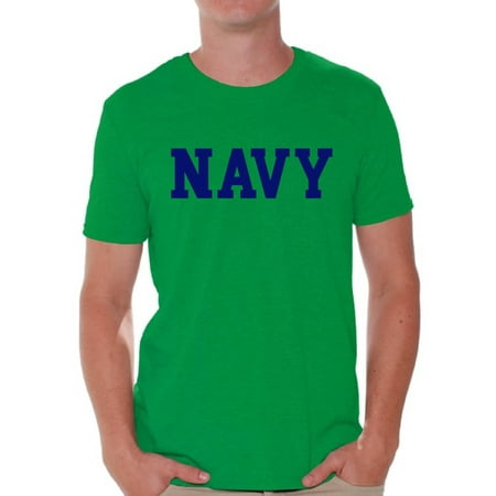 Navy Blue Training Top Awkward Styles Navy Shirt for Men Navy Training Tshirt for Men Workout Clothes Military Shirt Military Gifts for Him Navy T Shirt ()