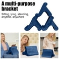 thumbnail image 4 of Multi Angle Reading Pillow Tablet Stand, Soft Plush Lap Desk for Bed Couch, Ergonomic Book Holder for Phone iPad, Portable Travel Nap Cushion, Adjustable Reading Rest Pad, 4 of 6