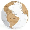 thumbnail image 3 of 3D Scratch Off Vertical Global World Map DIY Puzzle Game Assemble Trip Planner, 3 of 5