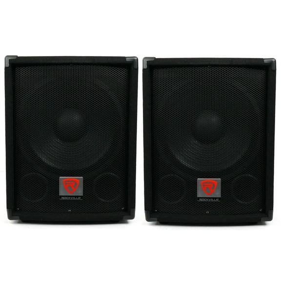 (2) New Rockville SBG1128 12" 1200 Watt Passive Pro DJ Subwoofers Subs