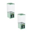 thumbnail image 1 of Oleegame 2PC Produce Storage Food Storage Box Grain Storage 3.75L Cereal Containers Storage Dispenser With Lid Plastic Green, 1 of 9
