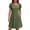 #0515-Army Green, variant on Shihyeh Summer Dresses for Women 2026 Sundress Short Petal Sleeve Dress with Pockets for Casual
