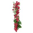 thumbnail image 5 of Set of 3, 13" Red Berry Wreath Accented With Green Holly Leaves, 5 of 6