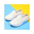 thumbnail image 1 of Ferndule Mujeres Backless Sneakers Slip On Walking Mulas Open Back Casual Zapatos Blanco 8.5, 1 of 4