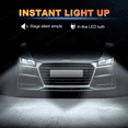 thumbnail image 4 of For Toyota Sienna 2004 2005 2006 2007 2008 2009 2010 Led Headlight Bulbs 9005 9006 High&Low Beam White 4pcs,q8, 4 of 12