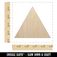 thumbnail image 2 of Triangle Solid Wood Shape Unfinished Piece Cutout Craft DIY Projects - 4.70 Inch Size - 1/4 Inch Thick, 2 of 7