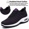 thumbnail image 4 of Qaltryn Comfort Sneakers for Women Arch Support Breathable Mesh Sneakers with Slip-Resistant Sole for Casual Walking Shoes, 4 of 9