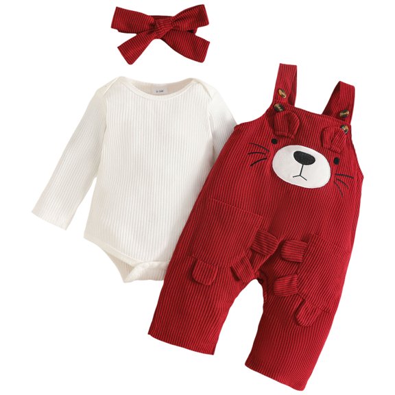 eczipvz Toddler Boy Girl Soft Corduroy Suspender Pants Baby Bib Overalls Infant Adjustable Button Romper Size 6-12 Months