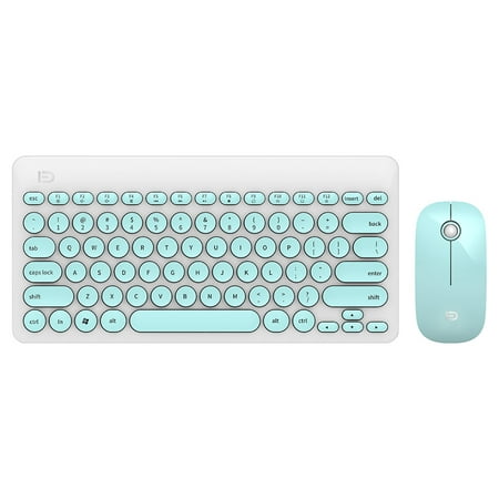 FD IK6620 Ultra Slim 2.4G Wireless Keyboard Mouse Set Gaming Keyboard Mouse Combo kit for Desktop Laptop PC (Best Gaming Computer Kit)