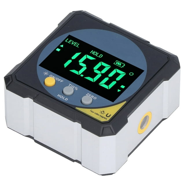 Protracteur Électronique, Détecteur d'Angle Numérique Haute Précision Opération Facile Double Face Rechargeable Portée 4x90 pour Mesure d'Angles