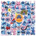 thumbnail image 1 of 50pcs Anime Cartoon Kawaii Stitch Kids Stickers, 1 of 4