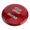 thumbnail image 1 of Start Stop Button Trim Engine Start Button Cover Engine Stop Cover Engine Start Button Decal Car Interior Decoration Carbon Fiber Engine Start Stop Button Cover Trim Fit For  B C E, 1 of 8