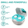 thumbnail image 2 of Audífonos OTC recargables para adultos mayores, amplificadores de sonido digitales personales de 16 canales con auriculares para reducción de retroalimentación Cancelación de ruido 1 par, 2 of 5
