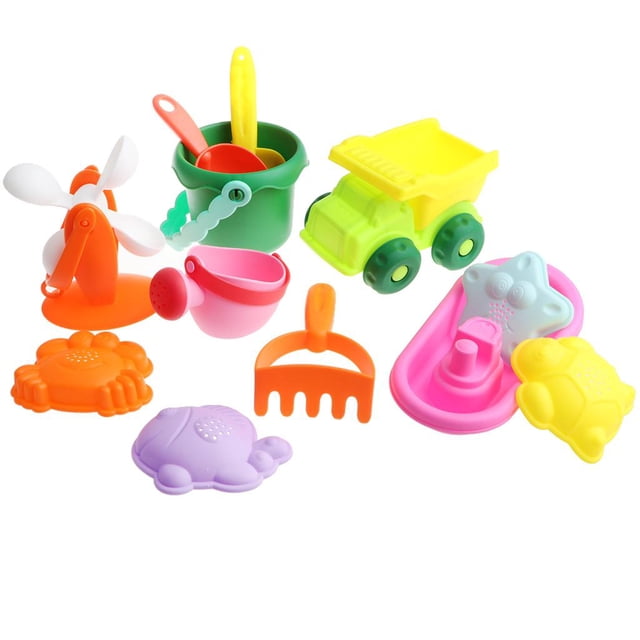 Juego de Juguetes de Arena de Pya para Piezas, Juguetes de Caja de Arena con de Arena para Camión Y Más Baoblaze Juguete de arena de playa para niños