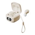 thumbnail image 1 of Auriculares inalámbricos Bluetooth pequeños, portátiles e invisibles con cordón, 1 of 8