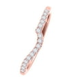 thumbnail image 3 of Aonejewelry 0.15 Ct. Engagement Wedding Band In 10K Solid Rose Gold, 3 of 4