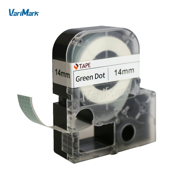 Varimark Colorful Label Tape Replacement Self Adhesive Label Maker Tape 0 55 Inch 14mm X18 0 Feet 5 5m Waterproof And Oil Proof For Home Office - Label maker waterproof tape