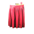 thumbnail image 2 of Dependable Industries Bathroom Utility  Room Sink Skirt Diamond Stitch RED Self Adhesive 56" x 32" Long Polyester Fabric, 2 of 2