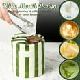 thumbnail image 5 of Novelty Ceramic Coffee Mug Designed to Look Like a Gift Box, 10oz Retro Hand-Painted Ceramic Travel Mug, Green & White Striped Design, Microwave & Dishwasher Safe, Perfect Present for Coffee Lovers, 5 of 8