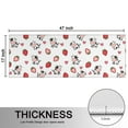 thumbnail image 5 of Kitchen Rugs Sets Of 2,White Cow Strawberry Heart Pattern Anti Fatigue Kitchen Mat Rugs Non Slip Washable,Decorative Kitchen Floor Mats for Kitchen,Sink,Laundry,17"X47", 5 of 5