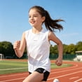 thumbnail image 5 of VOUZZA Kids Tank Top Mesh Breathable Sleeveless Sports Tee Athletic Training Undershirt Boy Girl, 5 of 5