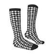 thumbnail image 3 of Balery Anchor Black Tartan Plaid Fun Novelty Socks Men'S Women'S Crew Socks Funny Crazy Novelty Socks Quirky And Cool Socks, 3 of 9