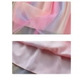 thumbnail image 4 of WIBACKER Toddler Girls Summer Dress Short Sleeve Tulle Rainbow Unicorn Dress 1-8 Years, 4 of 7