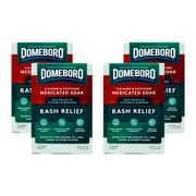 4 Pack - Domeboro Soothing Soak Rash Relief Astringent, one box of 12 packets Each