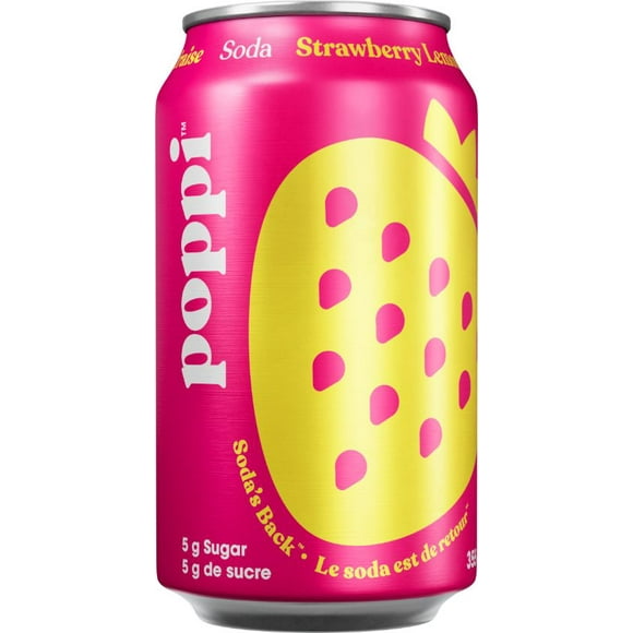 Canette de poppi CITRON FRAIS 355 mL