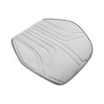 thumbnail image 2 of Car Seat Cushion, Breathable Mesh All Season Pad, Half Coverage White Comfortable Support for Car, 2 of 6