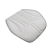Car Seat Cushion with Breathable Mesh Cover, Velvet Leather Half Pack for All-Season Comfort, Enhanced Air Circulation & Durable Support
