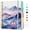 B – Distant Peaks, variant on Large Spiral Lined Notebooks For Work With Removable Dividers & Tabs 8.5"x11" Pretty Hardcover 5 Subject Notebook Journal Women College Ruled Study Office Organization 280 Pages Pastel Garden